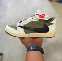 PK God Batch Air Jordan 1 Retro Low OG SP Travis Scott Medium Olive DM7866-200 review 3