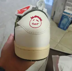 PK God Batch Air Jordan 1 Retro Low OG SP Travis Scott Medium Olive DM7866-200 review D*** 05