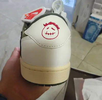 PK God Batch Air Jordan 1 Retro Low OG SP Travis Scott Medium Olive DM7866-200 review D*** 04