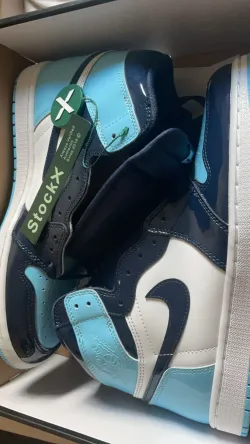 PK God Batch Air Jordan 1 Retro High UNC Patent (W) CD0461-401 review Samir Saucedo