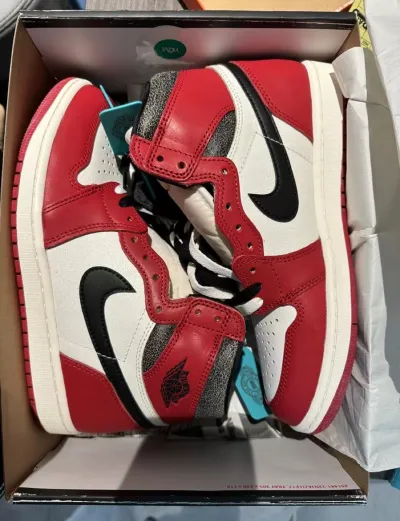 PK God Batch Air Jordan 1 Retro High OG Lost and Found DZ5485-612 review E***