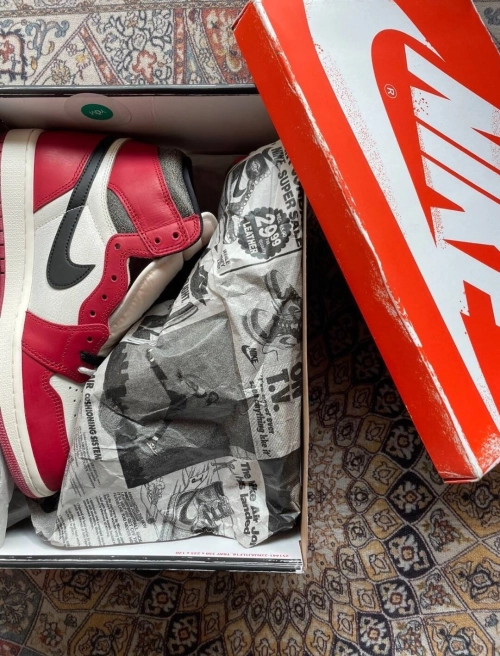 PK God Batch Air Jordan 1 Retro High OG Lost and Found DZ5485-612 review 