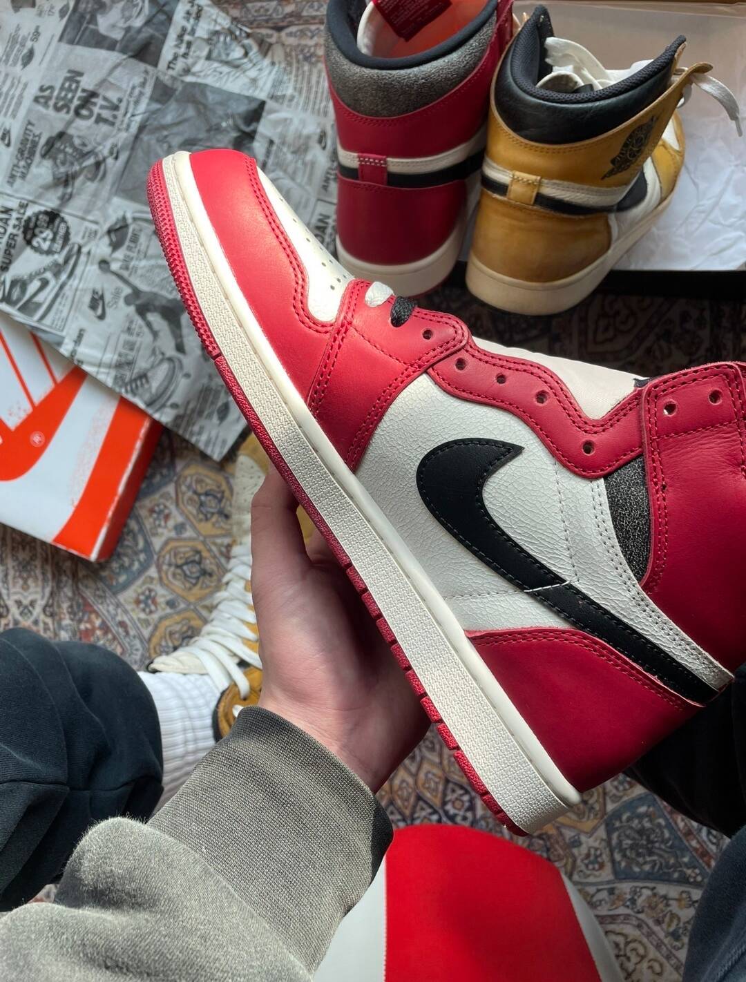 PK God Batch Air Jordan 1 Retro High OG Lost and Found DZ5485-612 review K*** 04