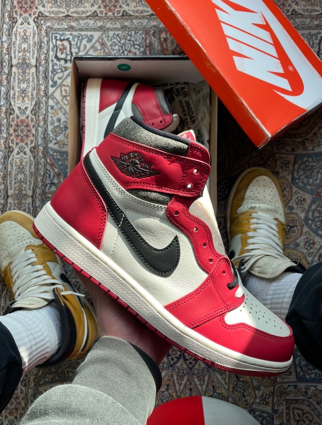 PK God Batch Air Jordan 1 Retro High OG Lost and Found DZ5485-612 review K*** 03