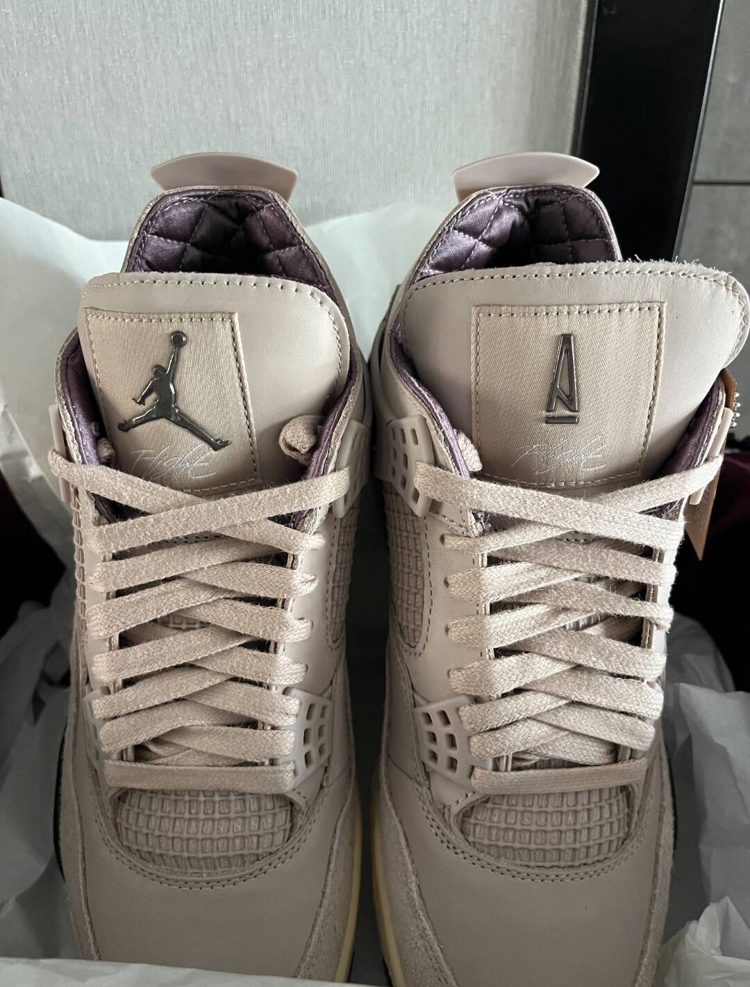 PK God Batch A Ma Maniére x Wmns Air Jordan 4 Retro 'Fossil Stone' FZ4810-200 review H*** 01