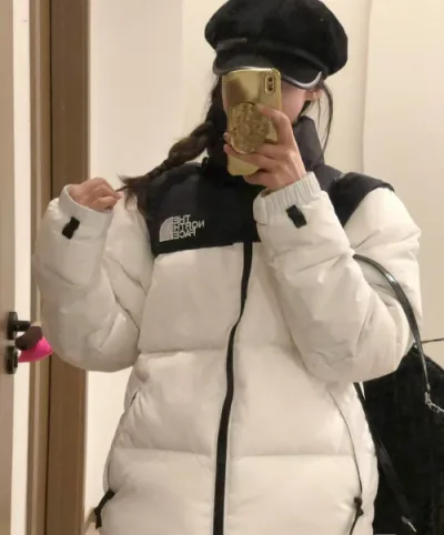 The North Face Splicing White And Black review Lisa