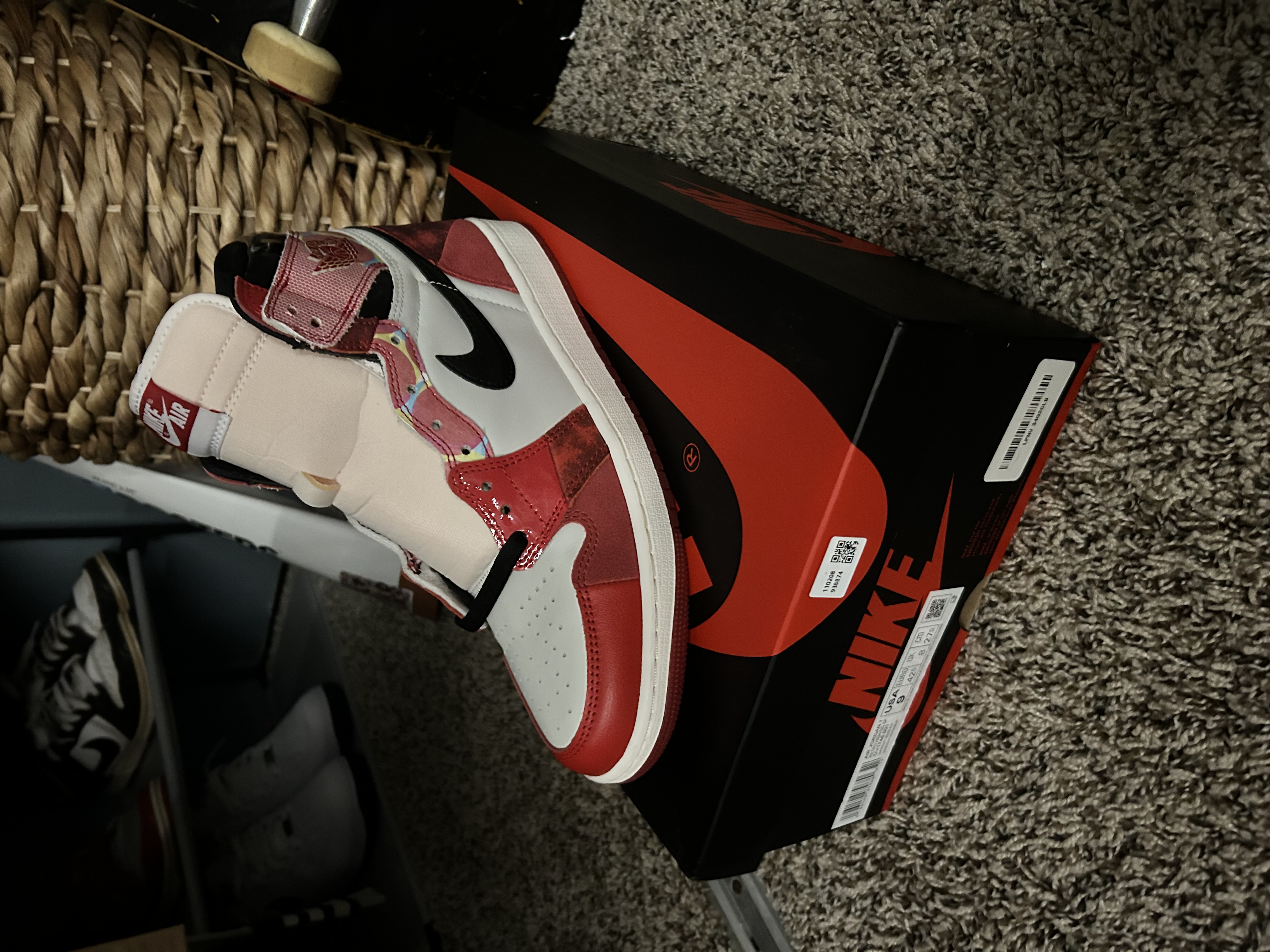 PK God Batch Air Jordan 1 High OG Spider-Man Across the Spider-Verse DV1748-601 review Homie