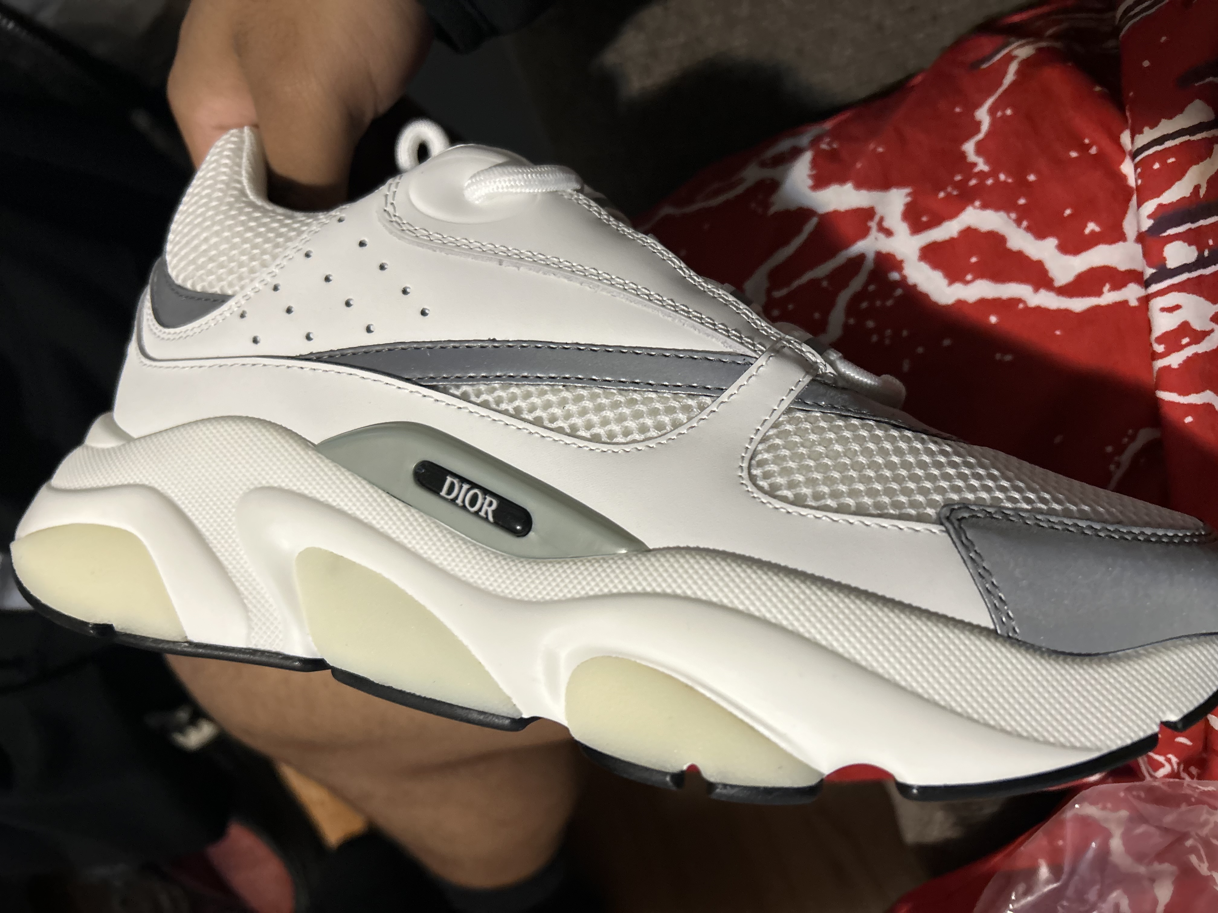PK God Batch Dior B22 White Silver 3SN231YJG_H000 review Kell