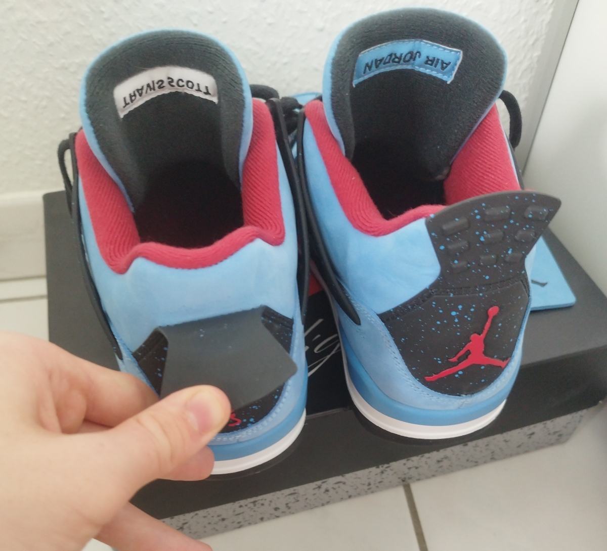 PK God Batch Air Jordan 4 Retro Travis Scott Cactus Jack 308497-406 review Das 02