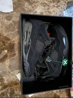 PK God Batch Air Jordan 4 Black Cat CU1110-010 review V*** 02