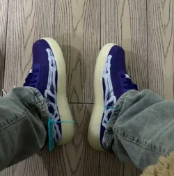 Nike Air Force 1 Low '07 QS Purple Skeleton Halloween CU8067-500 review Malik Key