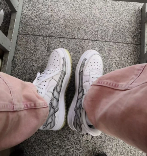 Nike Air Force 1 Low Skeleton Halloween BQ7541-100 review 