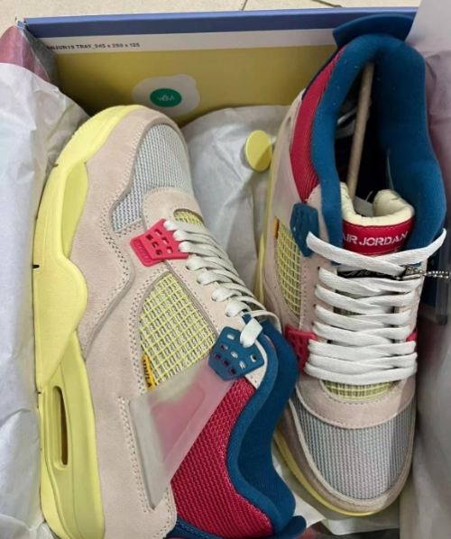 PK God Batch Air Jordan 4 Retro Union Guava Ice DC9533-800 review 