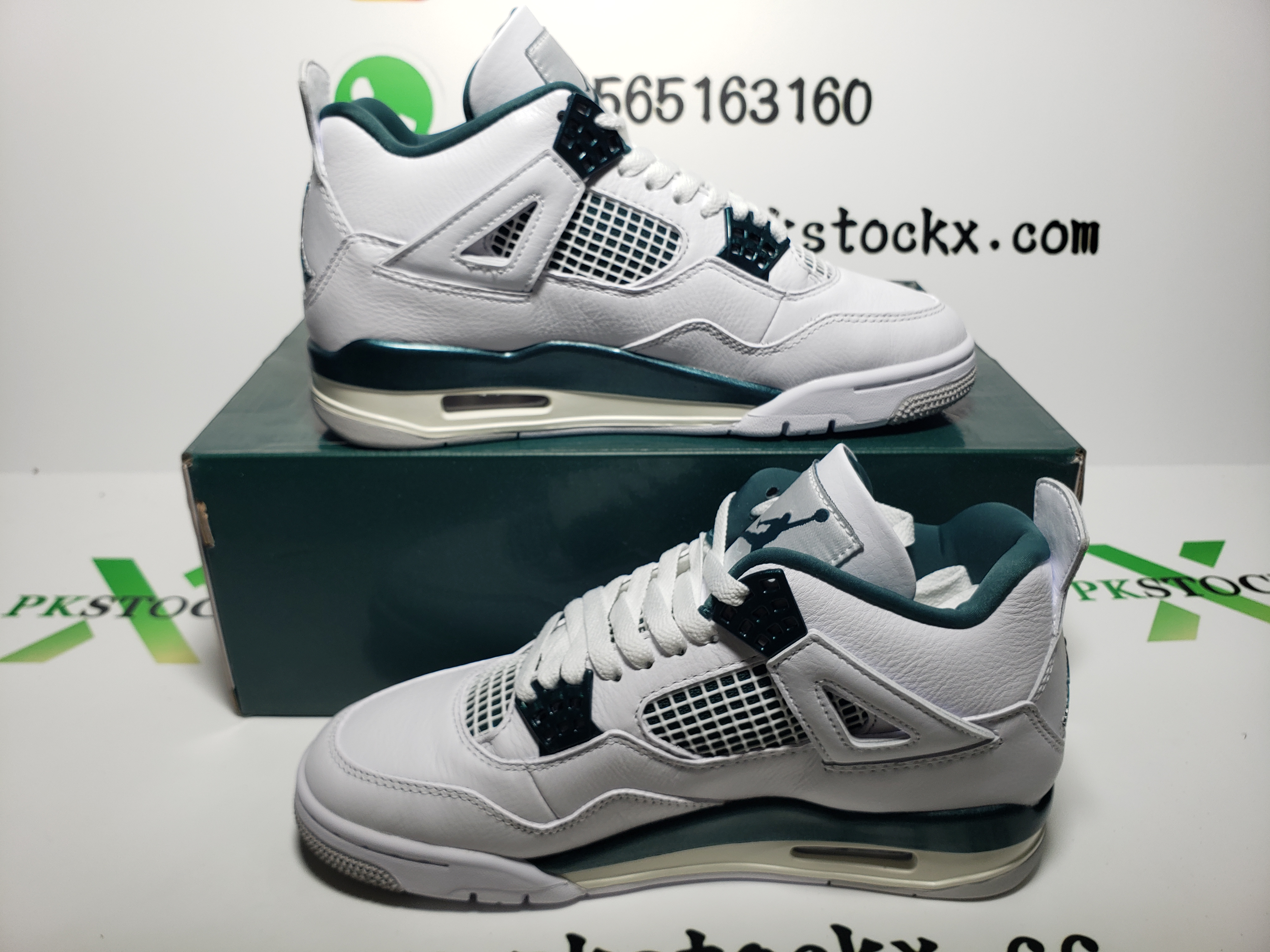 PK God Batch Air Jordan 4 Retro Oxidized Green FQ8138-103  review J*** 01