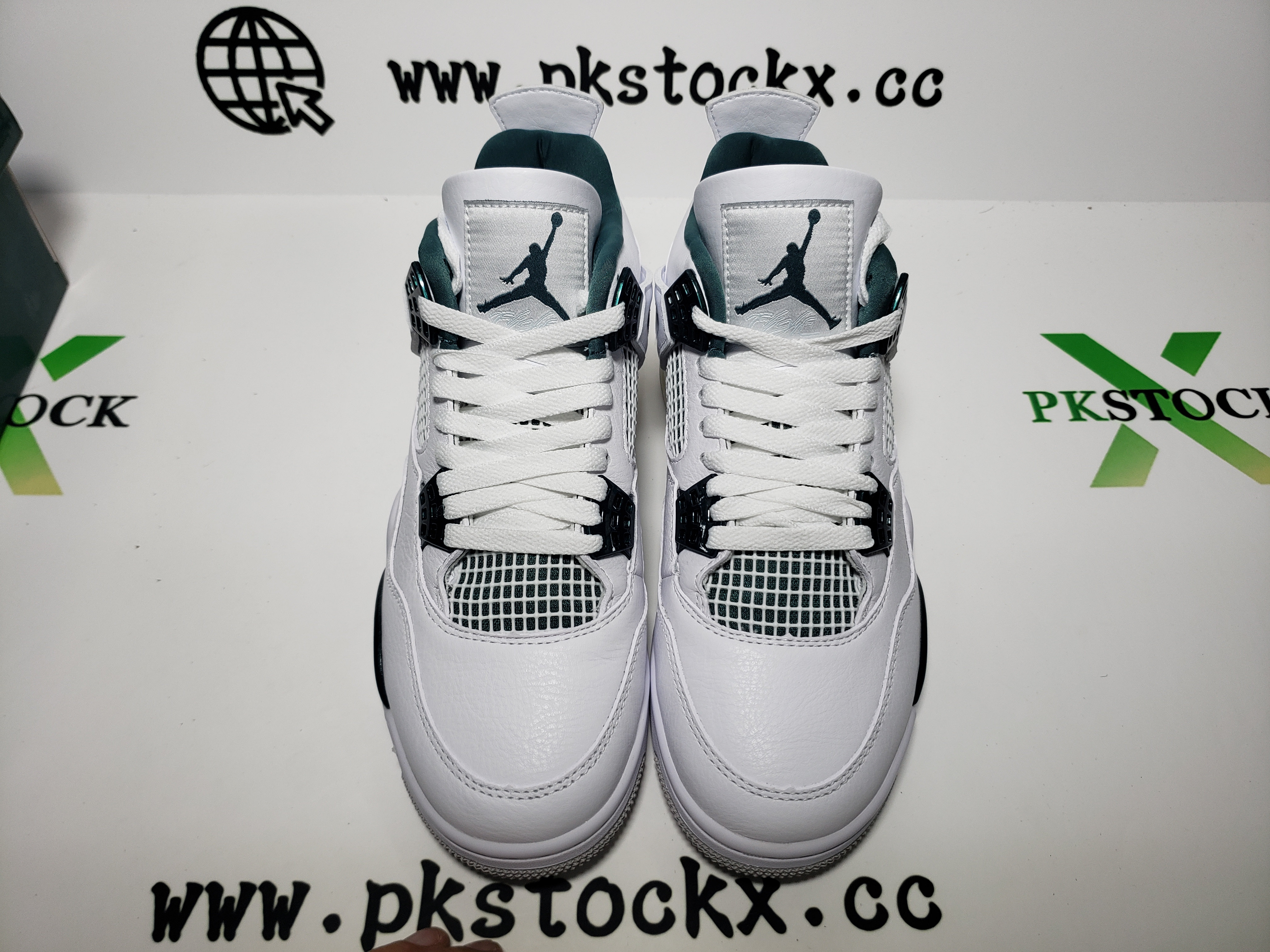 PK God Batch Air Jordan 4 Retro Oxidized Green FQ8138-103  review J*** 02