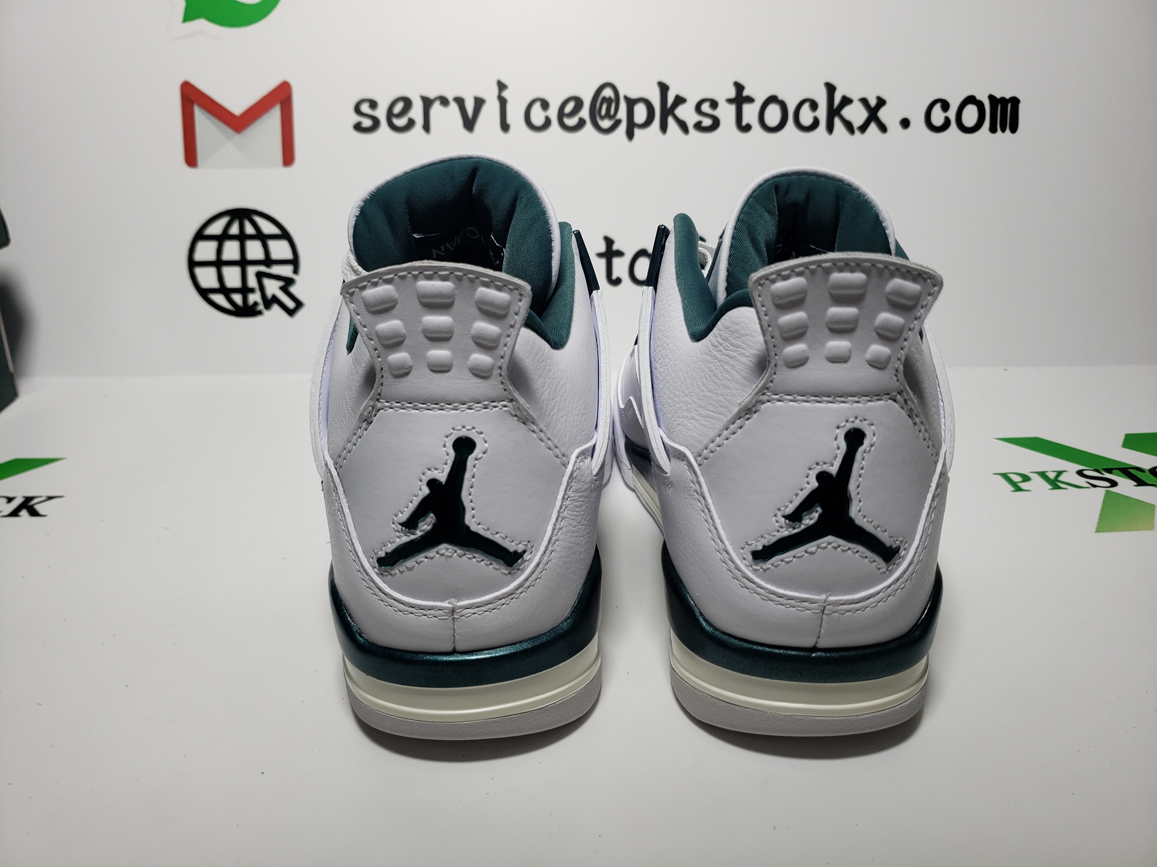 PK God Batch Air Jordan 4 Retro Oxidized Green FQ8138-103  review J*** 03