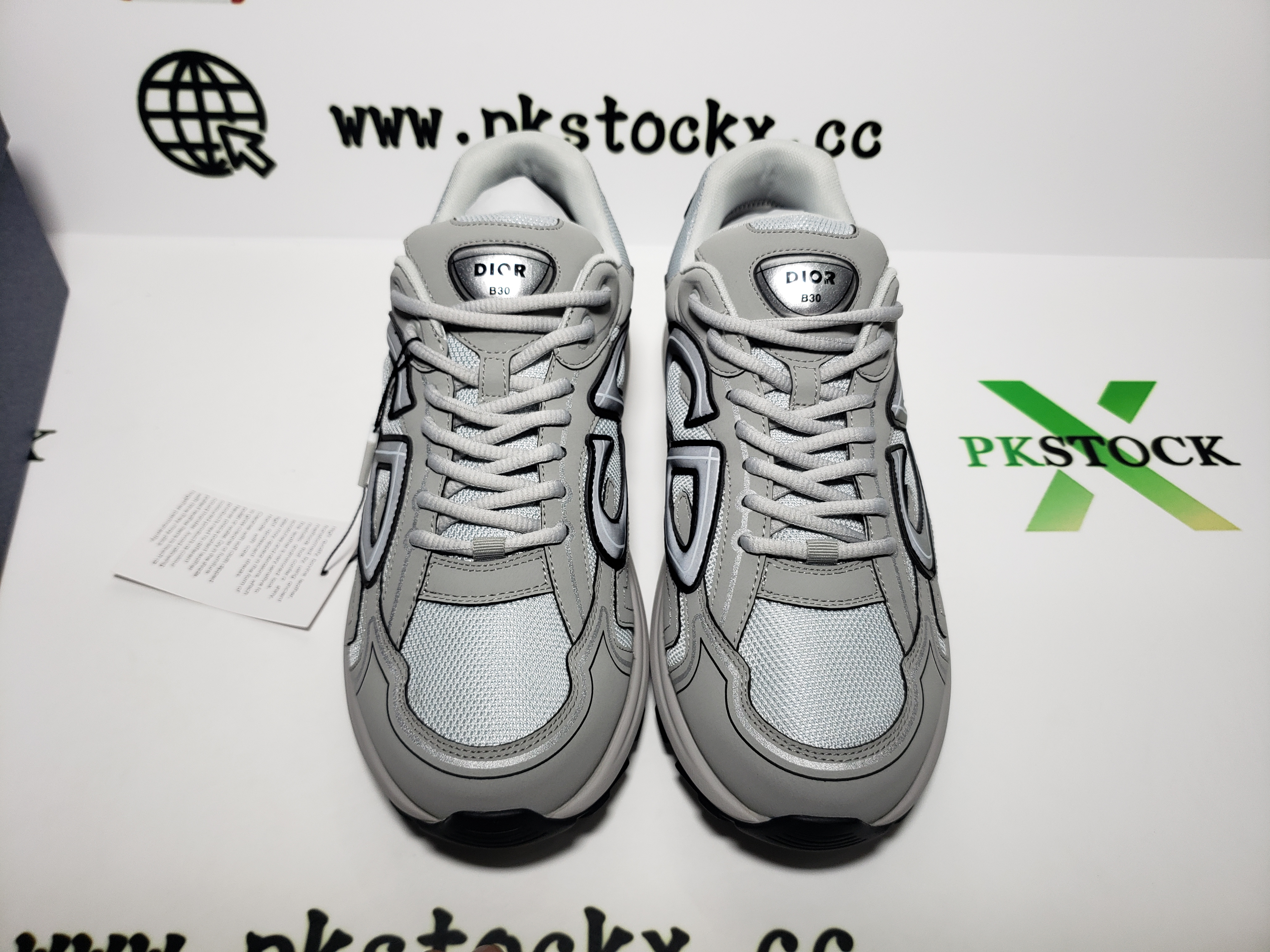 PK God Batch Dior Light Grey 'B30' Sneakers Grey 3SN279ZND-H860 review N*** 02