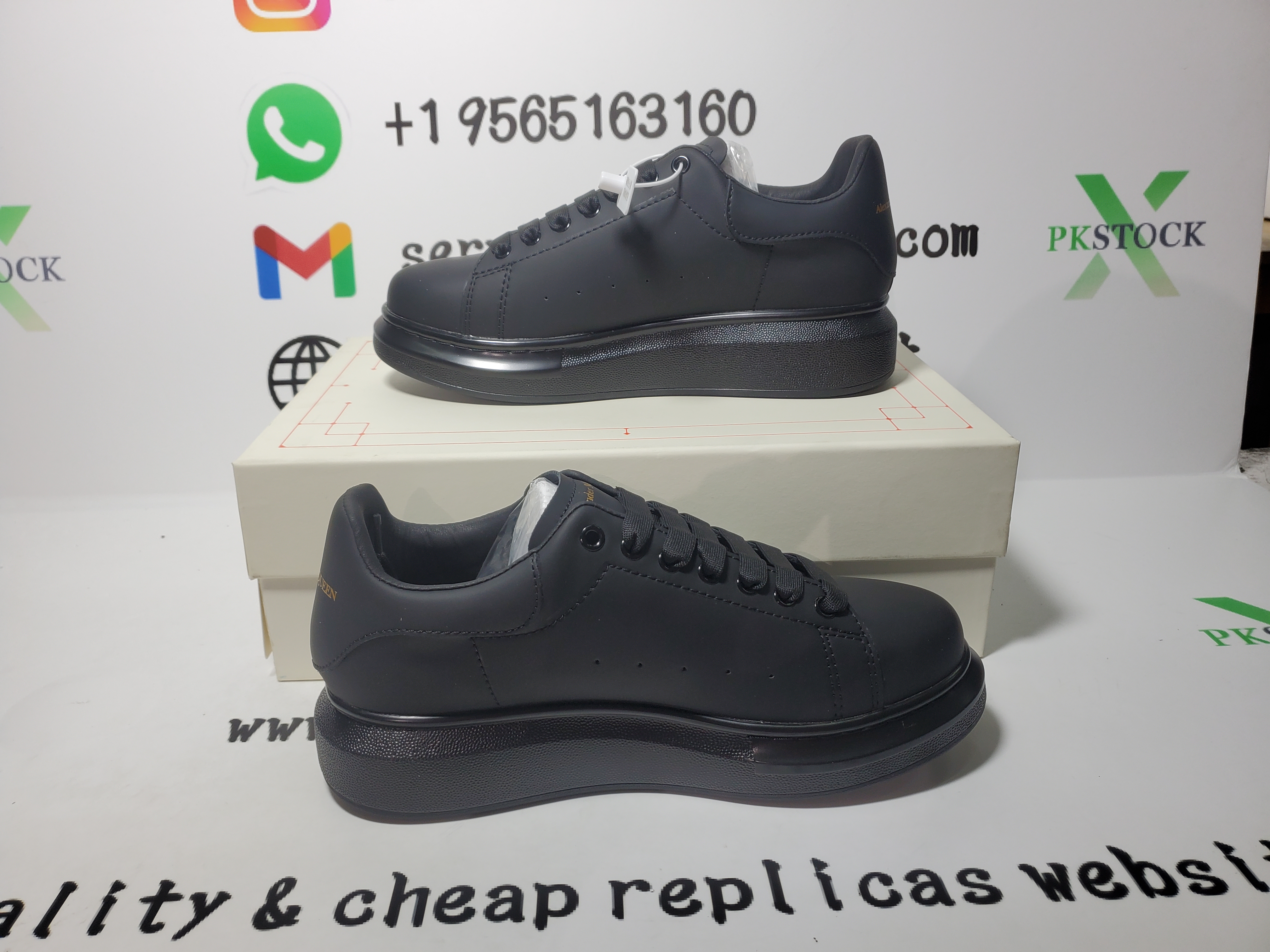 PK God Batch Alexander McQueen Oversized Graffiti Black review L*** 01