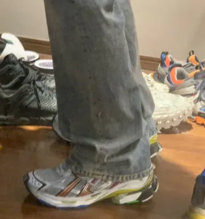 PK God Batch Balenciaga Runner Silver Purple 677403W3RB68123 review Emily 00