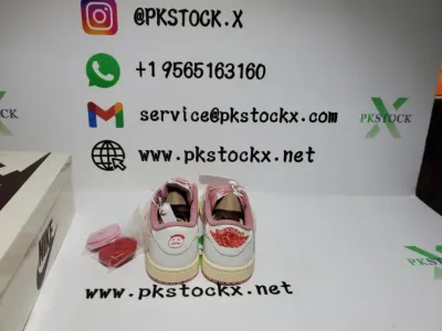 PK God Batch Air Jordan 1 Retro Low OG SP Travis Scott Sail Shy Pink DM7866-600 review F*** 03