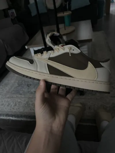 【Flash Sale】Air Jordan 1 Retro Low OG SP Travis Scott Reverse Mocha DM7866-162  review … 00