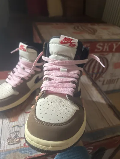 PK God Batch Air Jordan 1 Retro High Travis Scott CD4487-100 review Matt 01