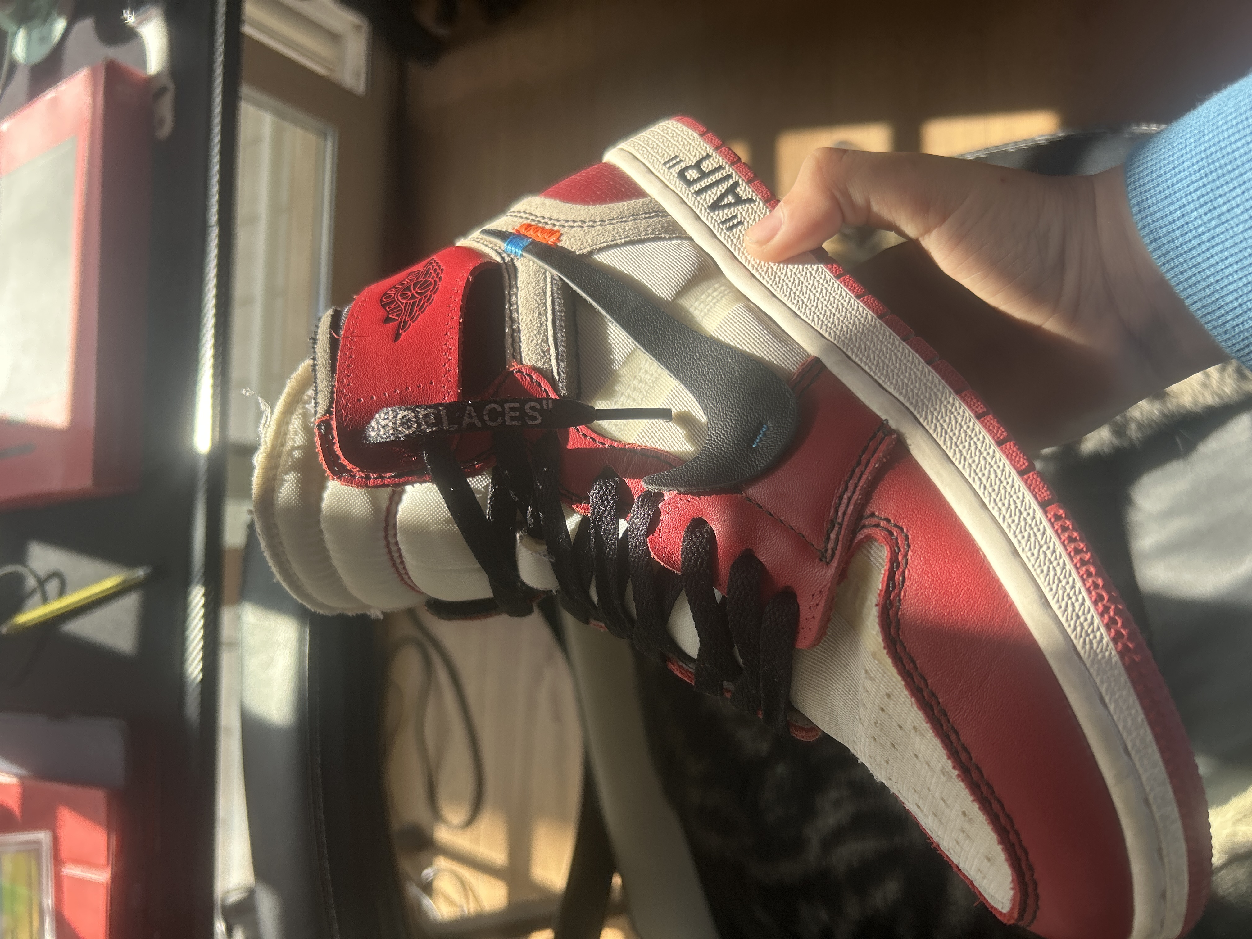 PK God Batch Air Jordan 1 Retro High Off-White Chicago AA3834-101 review Matt 00