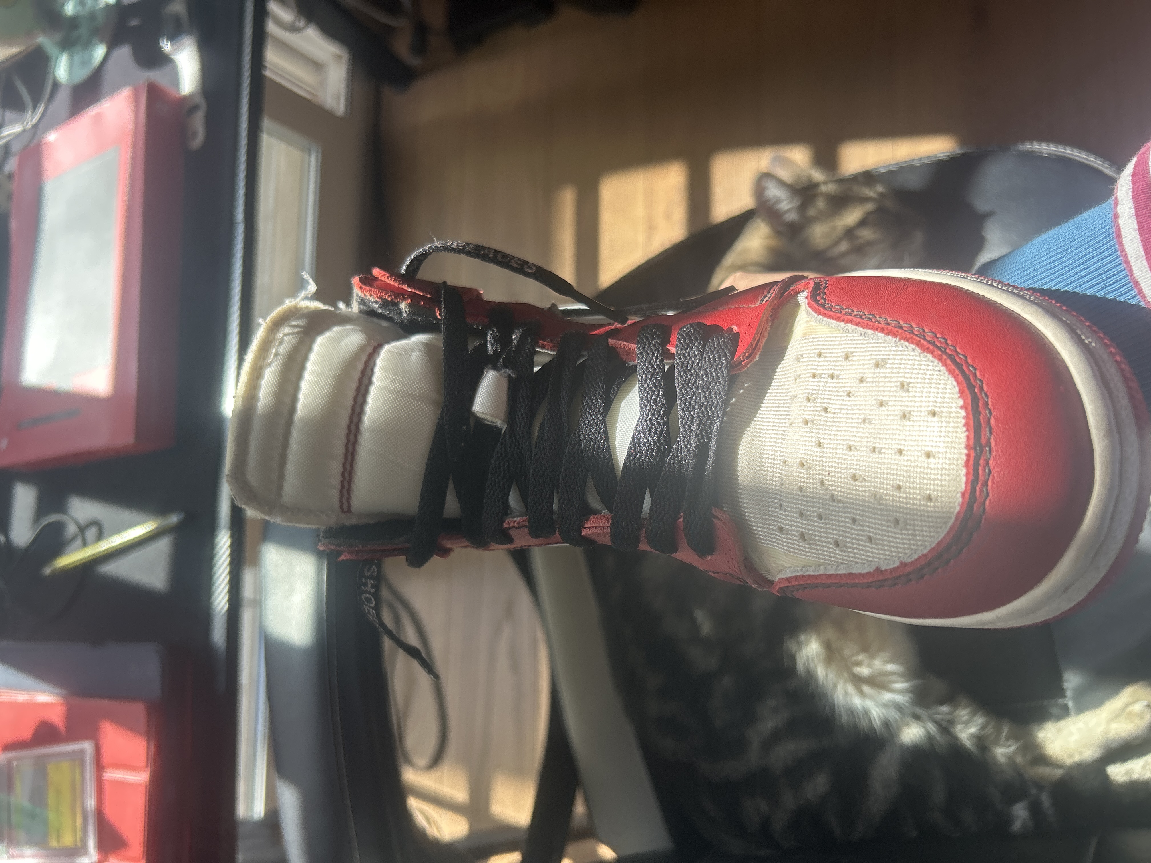 PK God Batch Air Jordan 1 Retro High Off-White Chicago AA3834-101 review Matt 01