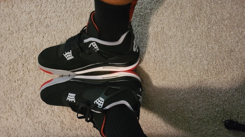 Special offer Batch Air Jordan 4 Retro Bred 308497-060 review 