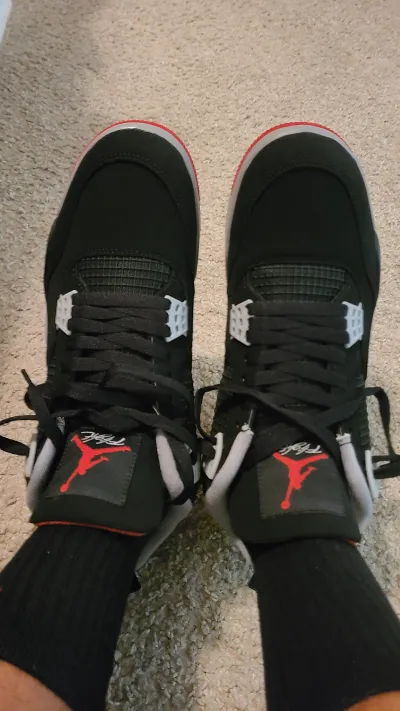Special offer Batch Air Jordan 4 Retro Bred 308497-060 review Charlie 02