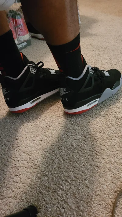 Special offer Batch Air Jordan 4 Retro Bred 308497-060 review Charlie 03