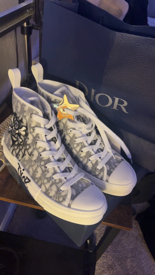 PK God Batch Dior B23 Oblique Low Top Sneakers review 