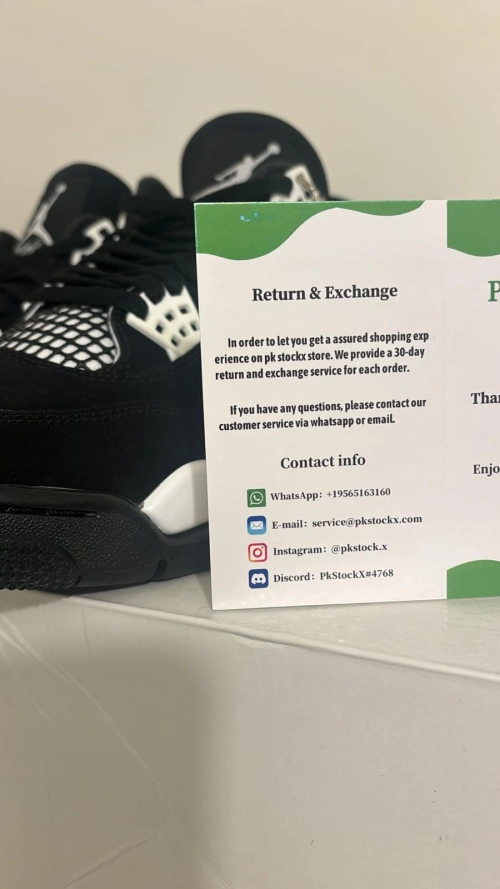 PK God Batch Air Jordan 4 White Thunder FQ8138-001 review 