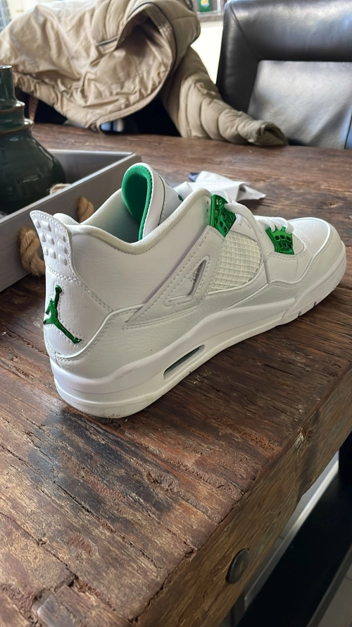 PK God Batch Air Jordan 4 Retro Metallic Green CT8527-113 review 