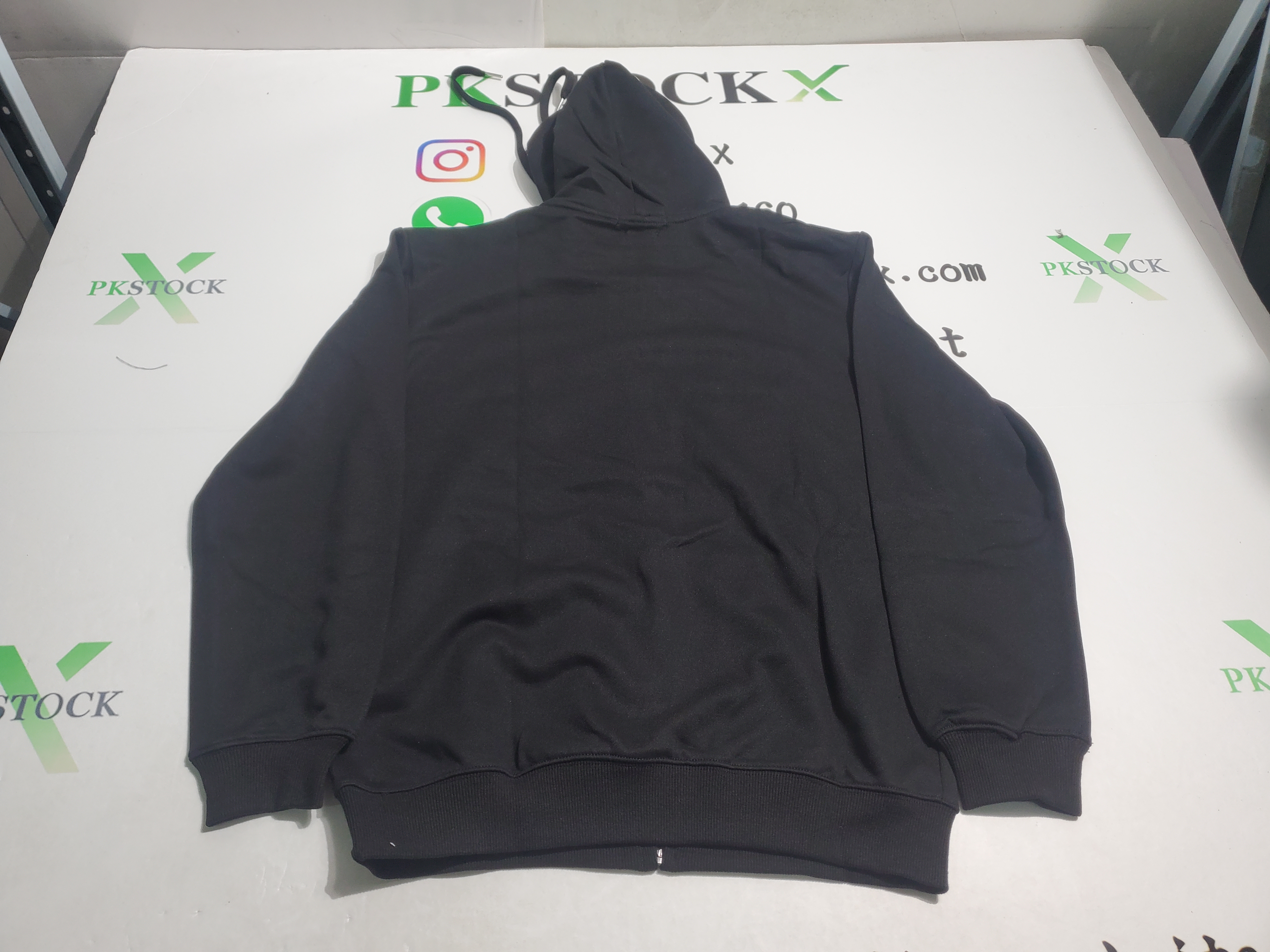 Polo Ralph Lauren Men's Double Knit Full-Zip Hoodie Sweatshirt Black and White review A*** 02