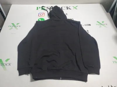 Polo Ralph Lauren Men's Double Knit Full-Zip Hoodie Sweatshirt Black and White review A*** 01