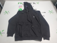 Polo Ralph Lauren Men's Double Knit Full-Zip Hoodie Sweatshirt Black and White review 0