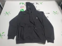 Polo Ralph Lauren Men's Double Knit Full-Zip Hoodie Sweatshirt Black and White review 0