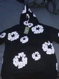 Denim Tears The Cotton Wreath Sweatshirt Black SS23 review 0