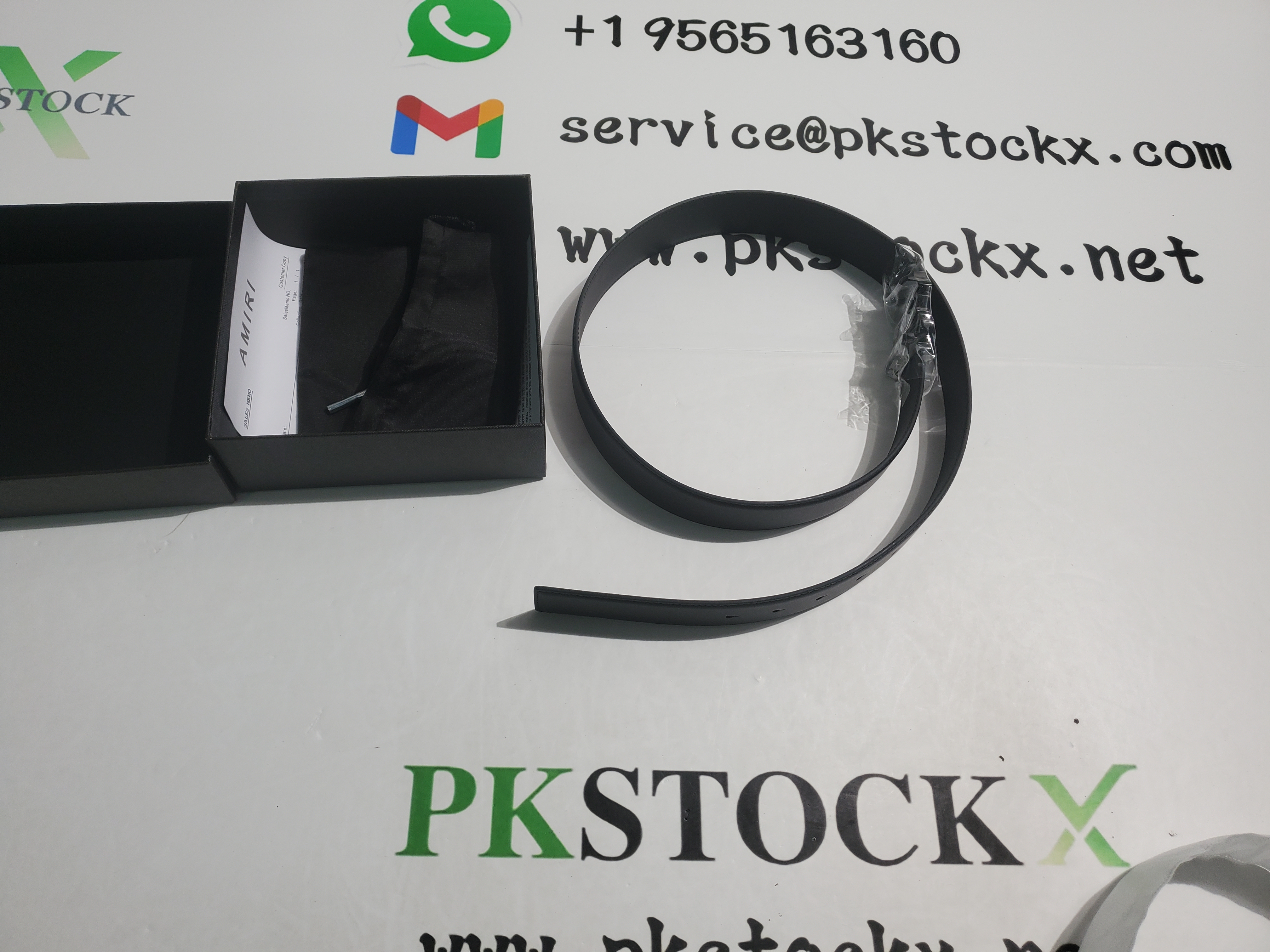 Amiri 4cm MA Nappa Leather Belt Black CK PF23MAL002 001 Black review F*** 01