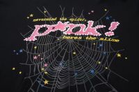 Sp5der P*NK Hoodie Black review 0