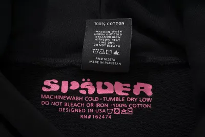 Sp5der P*NK Hoodie Black review G*** 02
