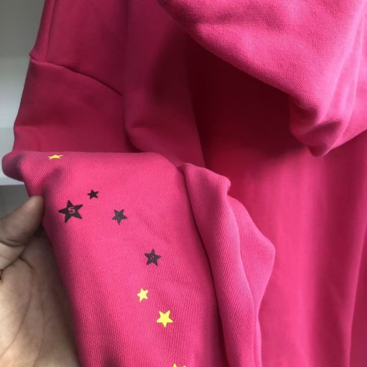 Sp5der P*NK Hoodie Pink review K*** 04