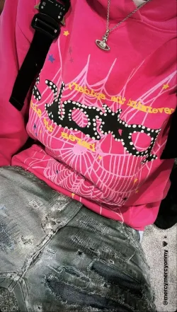 Sp5der P*NK Hoodie Pink review R***