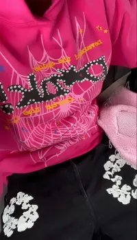Sp5der P*NK Hoodie Pink review 0