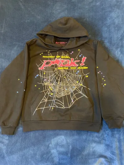 Sp5der P*NK Hoodie Black review E*** 00