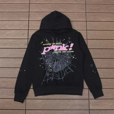 Sp5der P*NK Hoodie Black review R***