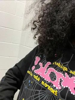 Sp5der P*NK Hoodie Black review H***
