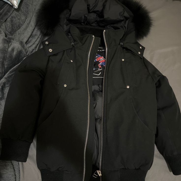 Moose Knuckles ORIGINAL 3Q FUR Black/Black review D***