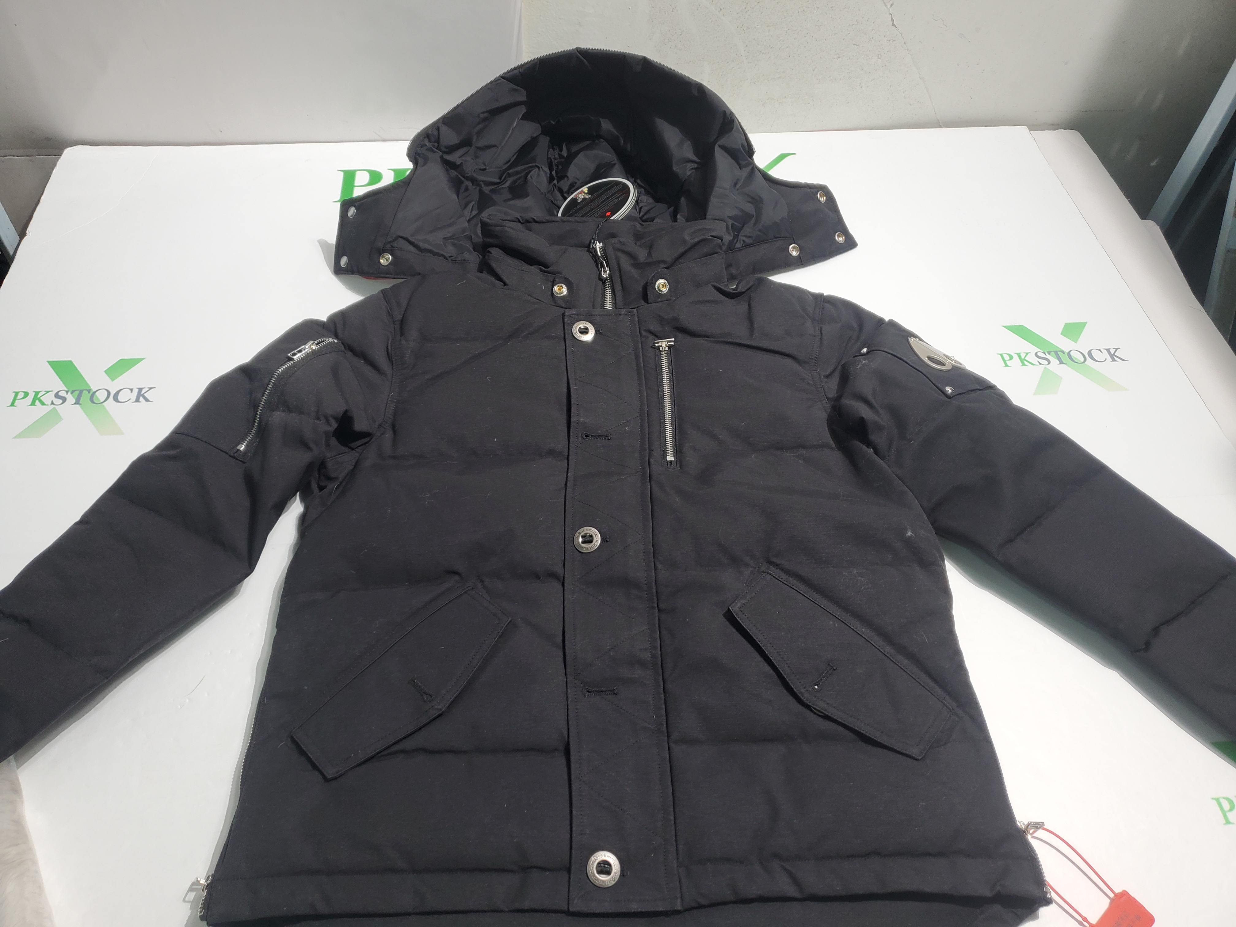 Moose Knuckles ORIGINAL 3Q FUR Black/Whites review N*** 03